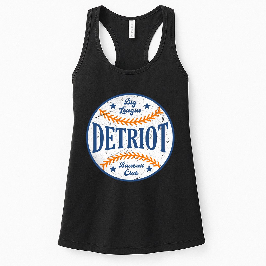 Detroit Big League Baseball Club Womens Tank Top