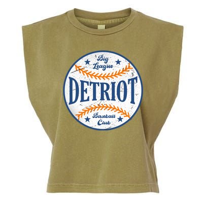 Detroit Big League Baseball Club Garment-Dyed Women's Muscle Tee