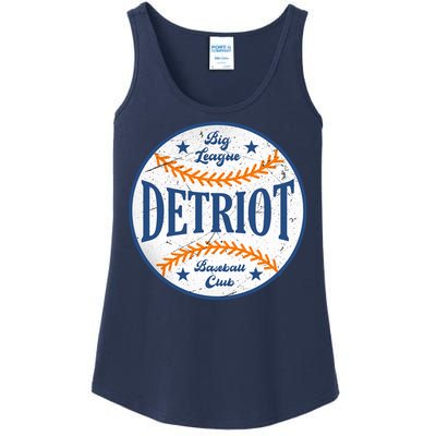 Detroit Big League Baseball Club Ladies Essential Tank