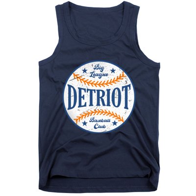 Detroit Big League Baseball Club Tank Top