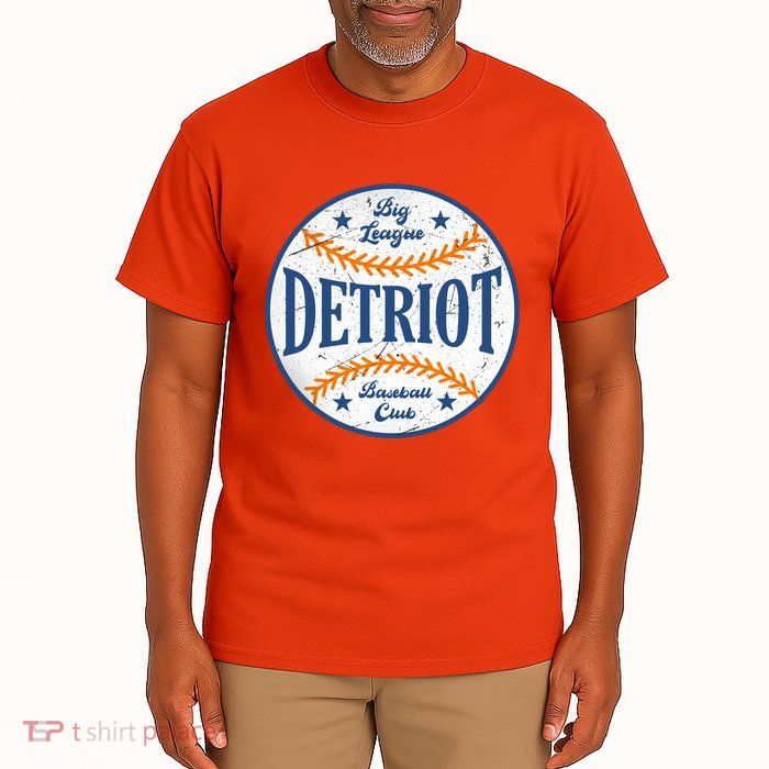 Detroit Big League Baseball Club Tall T-Shirt