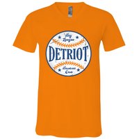 Detroit Big League Baseball Club V-Neck T-Shirt