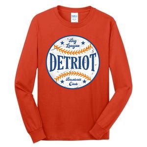 Detroit Big League Baseball Club Tall Long Sleeve T-Shirt