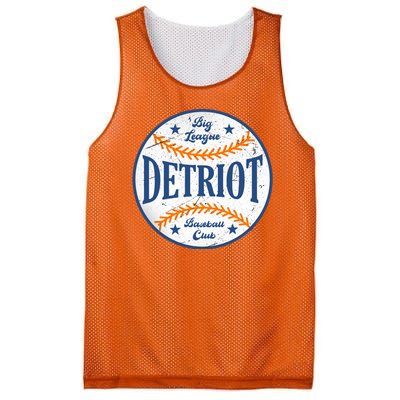 Detroit Big League Baseball Club Mesh Reversible Basketball Jersey Tank