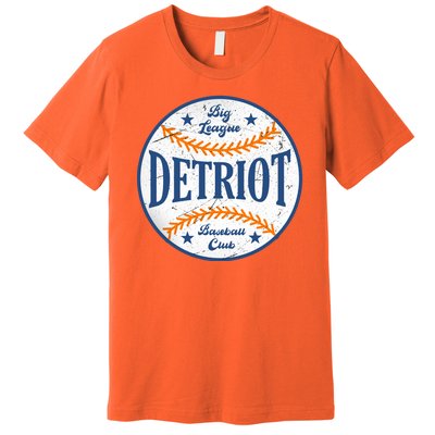 Detroit Big League Baseball Club Premium T-Shirt