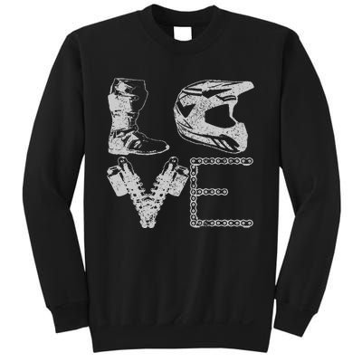 Dirt Bike Love Motocross Mx Enduro Biker Gift Sweatshirt