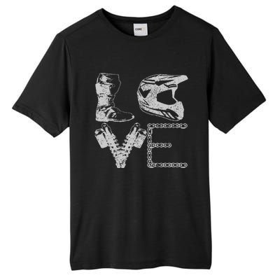 Dirt Bike Love Motocross Mx Enduro Biker Gift Tall Fusion ChromaSoft Performance T-Shirt