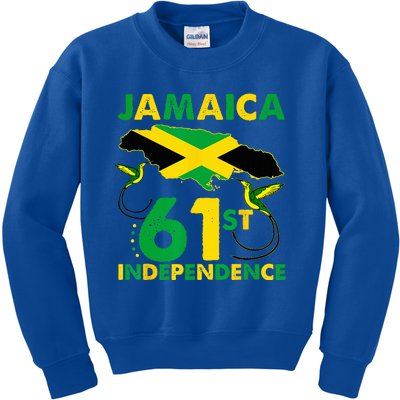 Doctor Bird Lover 61st Jamaica Independence Day Since 1962 Kids Sweatshirt