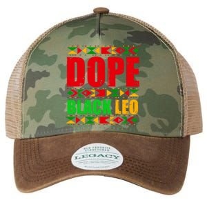 Dope Black Leo Black History Month Melanin African Legacy Tie Dye Trucker Hat