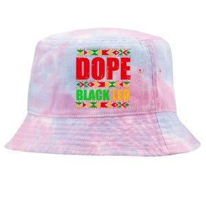 Dope Black Leo Black History Month Melanin African Tie-Dyed Bucket Hat