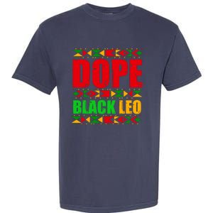 Dope Black Leo Black History Month Melanin African Garment-Dyed Heavyweight T-Shirt