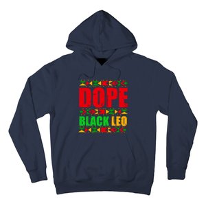 Dope Black Leo Black History Month Melanin African Hoodie