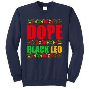 Dope Black Leo Black History Month Melanin African Sweatshirt