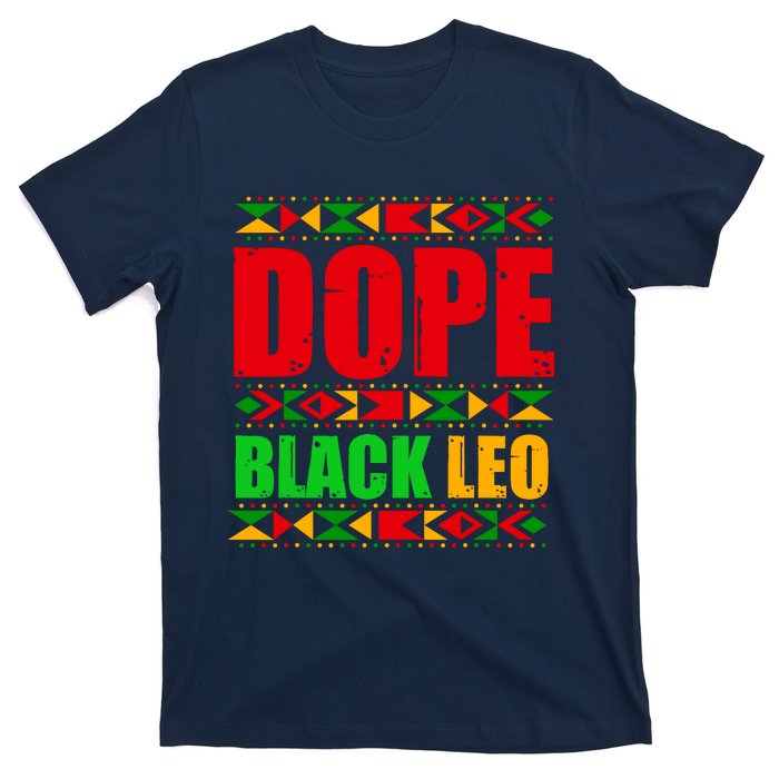 Dope Black Leo Black History Month Melanin African T-Shirt