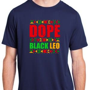 Dope Black Leo Black History Month Melanin African Adult ChromaSoft Performance T-Shirt