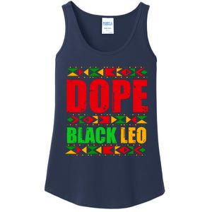 Dope Black Leo Black History Month Melanin African Ladies Essential Tank