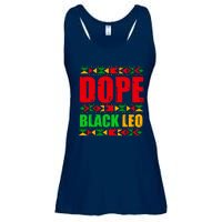 Dope Black Leo Black History Month Melanin African Ladies Essential Flowy Tank