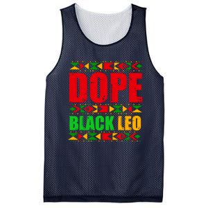 Dope Black Leo Black History Month Melanin African Mesh Reversible Basketball Jersey Tank