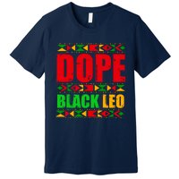 Dope Black Leo Black History Month Melanin African Premium T-Shirt