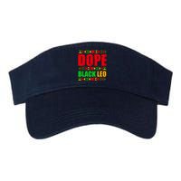 Dope Black Leo Black History Month Melanin African Valucap Bio-Washed Visor