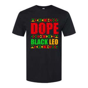 Dope Black Leo Black History Month Melanin African Softstyle CVC T-Shirt