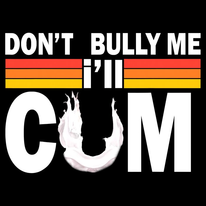 Don't Bully Me I'll Come Cropped Pullover Crew