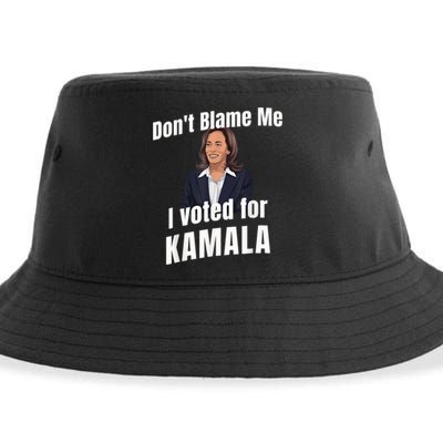 Dont Blame Me I Voted For Kamala Sustainable Bucket Hat