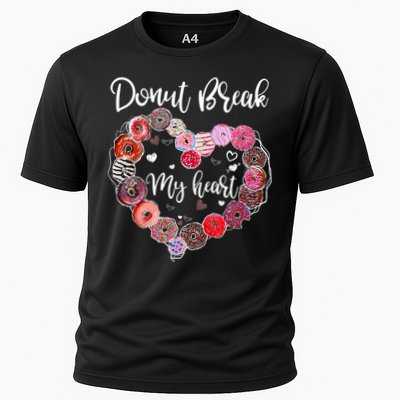 Donut Break My Heart Valentine's Day And For Donuts Great Gift Performance Shirt