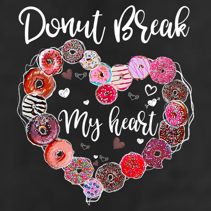 Donut Break My Heart Valentine's Day And For Donuts Great Gift 11oz C Handle Ceramic Mug