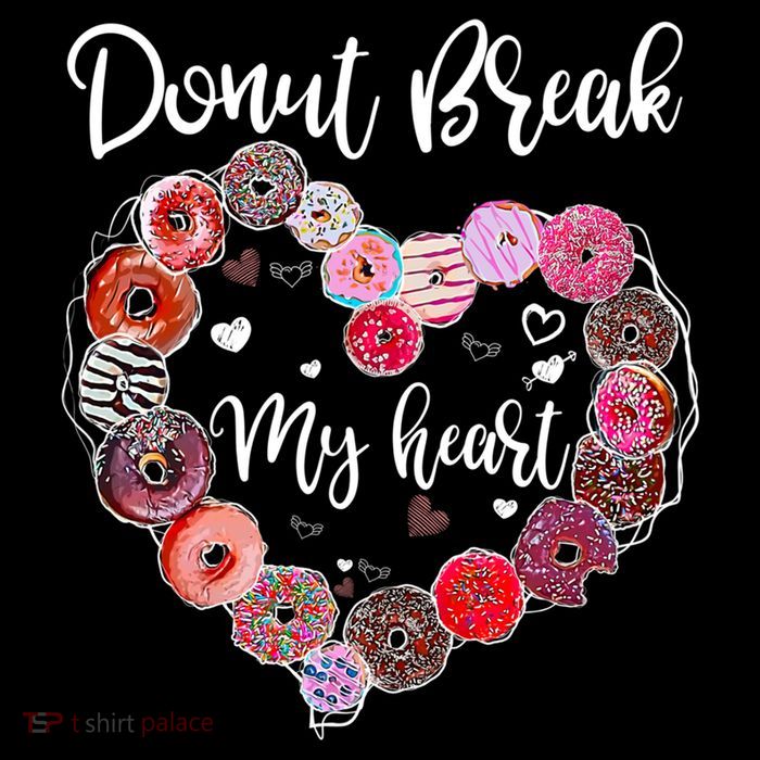 Donut Break My Heart Valentine's Day And For Donuts Great Gift Wool Snapback Cap