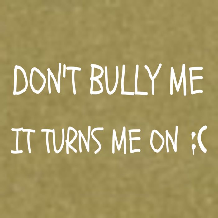 DONT BULLY ME IT TURNS ME ON Garment-Dyed Women's Muscle Tee