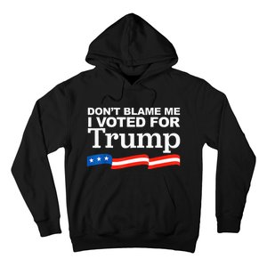 Dont Blame Me I Voted For Trump President Election Hoodie