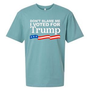 Dont Blame Me I Voted For Trump President Election Sueded Cloud Jersey T-Shirt