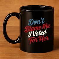 DonT Blame Me I Voted For Her Kamala Harris 2024 11oz C Handle Ceramic Mug