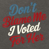 DonT Blame Me I Voted For Her Kamala Harris 2024 Cotton Canvas Backpack
