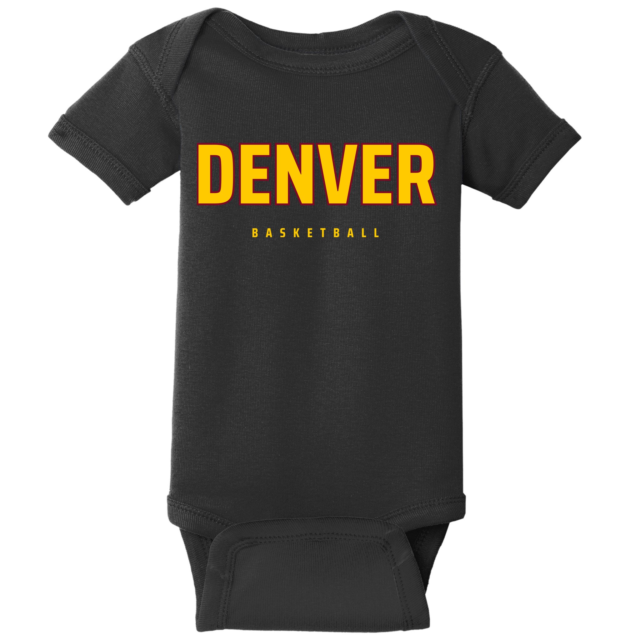 Denver Basketball Mile City High Colorado Practice Jersey Baby Bodysuit