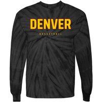 Denver Basketball Mile City High Colorado Practice Jersey Tie-Dye Long Sleeve Shirt