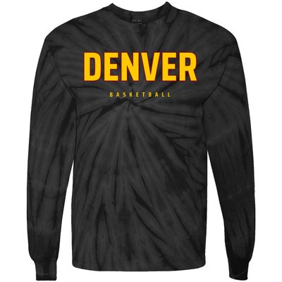 Denver Basketball Mile City High Colorado Practice Jersey Tie-Dye Long Sleeve Shirt