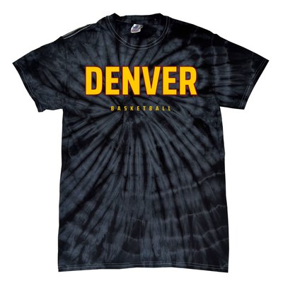 Denver Basketball Mile City High Colorado Practice Jersey Tie-Dye T-Shirt