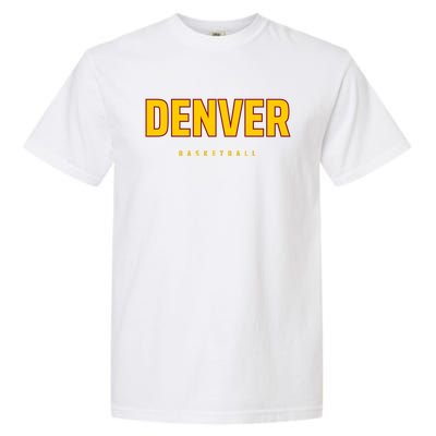 Denver Basketball Mile City High Colorado Practice Jersey Garment-Dyed Heavyweight T-Shirt