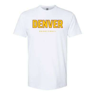 Denver Basketball Mile City High Colorado Practice Jersey Softstyle CVC T-Shirt