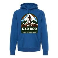 Dad Bod Mountain Father Figure Dad Bod Father Figure Cute Gift Premium Hoodie