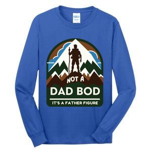 Dad Bod Mountain Father Figure Dad Bod Father Figure Cute Gift Tall Long Sleeve T-Shirt