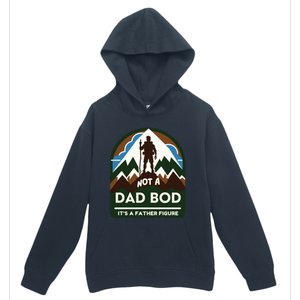 Dad Bod Mountain Father Figure Dad Bod Father Figure Cute Gift Urban Pullover Hoodie