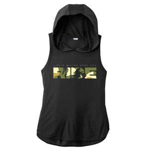 Dirt Bike Motocross Apparel Dirt Bike Motocross Ladies PosiCharge Tri-Blend Wicking Draft Hoodie Tank