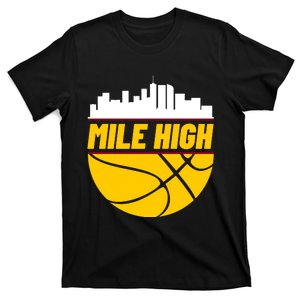 Denver Basketball Mile High 5280 T-Shirt