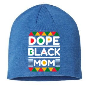 Dope Black Mom Mothers Day African American S Moms Gift Sustainable Beanie