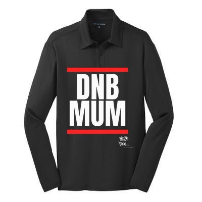 Drum Bass Merch Dnb Mum Rave Jungle Dance Silk Touch Performance Long Sleeve Polo