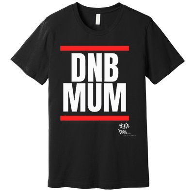 Drum Bass Merch Dnb Mum Rave Jungle Dance Premium T-Shirt