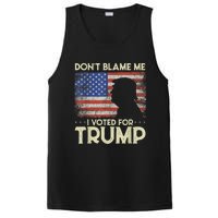 Don't Blame Me I Voted For Trump 4th Of July Retro USA Flag PosiCharge Competitor Tank